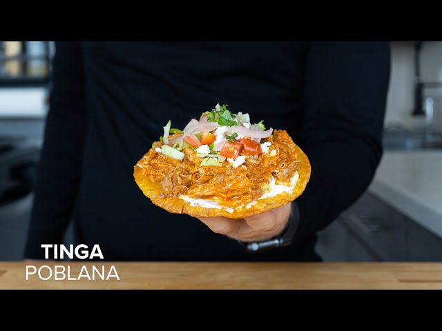 Tinga Poblana, the spicy and smoky meat filling that makes great leftovers.