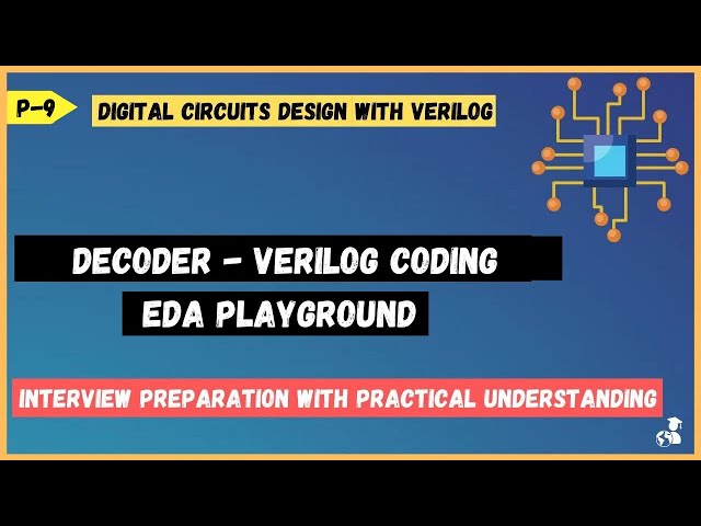 Decoder concept and EDA Playground Verilog coding
