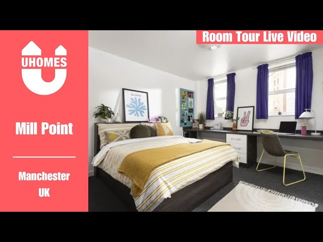 The Private Student Accommodation In Manchester - Mill Point [Room Tour]