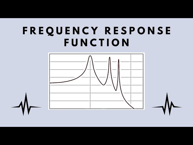 Frequency Response Function (FRF) explained