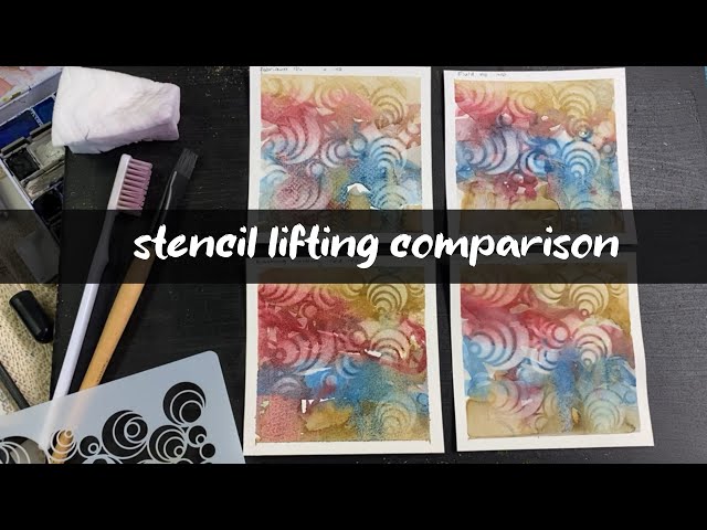 WATERCOLOR Reverse Stenciling Comparison - Magic Eraser vs Brushes // Cold vs Hot Pressed Paper?