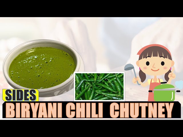 Biryani Chili Chutney - Adds a zesty and spicy kick to your biryani