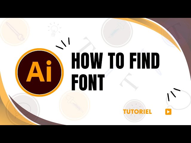 How to find fonts in adobe Illustrator