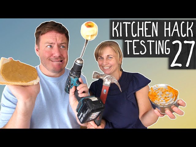 We tested Viral Kitchen Hacks | Can You Peel an Apple with a Drill?!