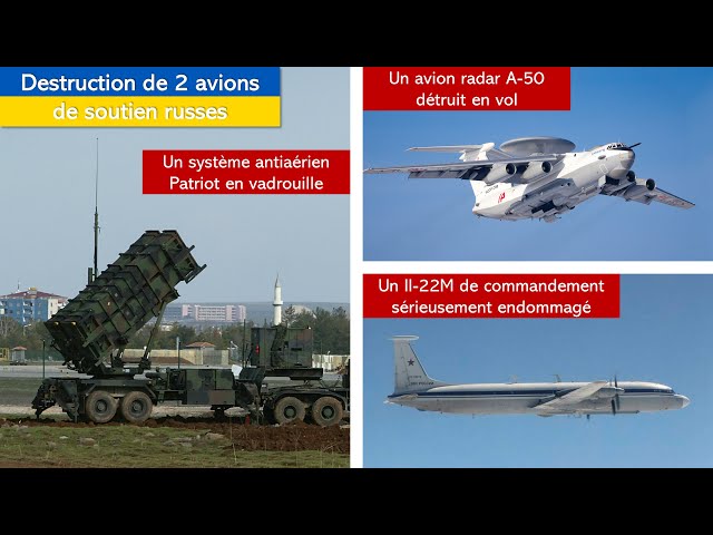 Les Ukrainiens abattent coup sur coup un avion radar A-50 et un avion de commandement Il-22M russes