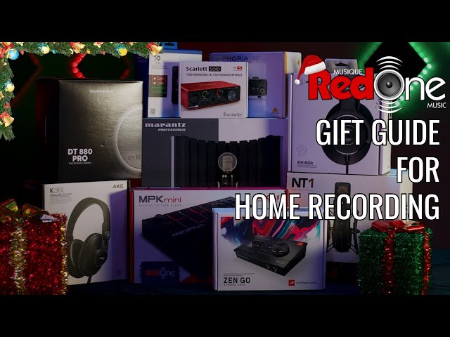 Holiday Gift Guide for Home Recording 2021! | RedOne Music Canada