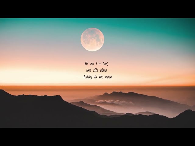 Bruno Mars - Talking To The Moon (Lyrics) | Sit by myself talking to the moon.