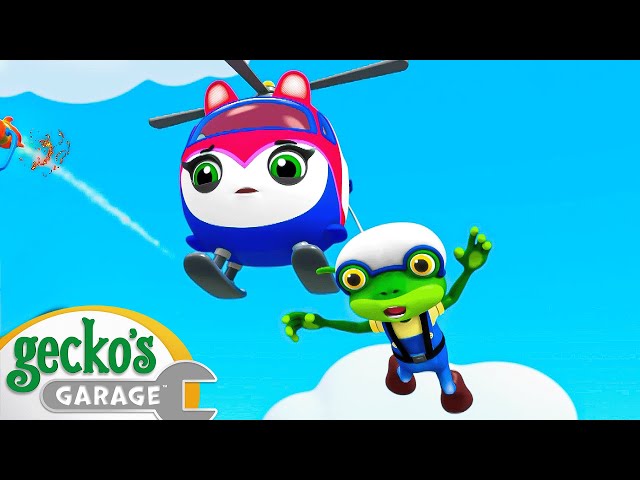 Helena's Sky Chase | Gecko's Garage | Cartoons For Kids | Toddler Fun Learning