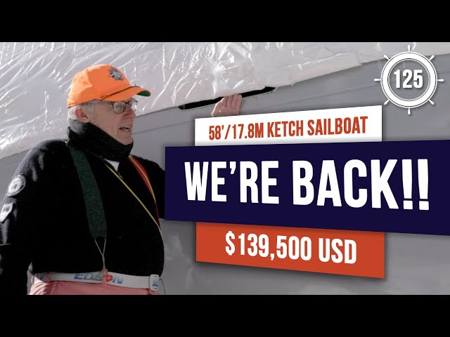 $139,500 GORGEOUS ALDEN CLASSIC!! 58' Ketch sailboat for sale #sailboatsforsale #sailboattour