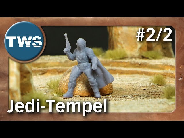 The Mandalorian: how to build the Jedi temple #2/2 (terrain tutorial, Star Wars Legion, TWS)