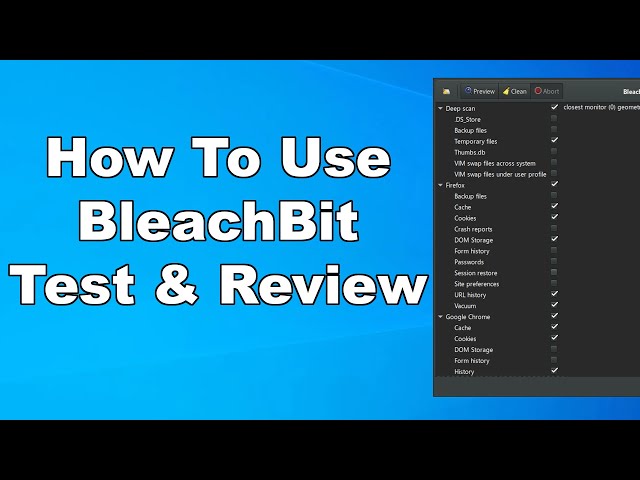 How To Use Bleachbit To Clean Windows 10 | Remove Garbage Data & Clean Your PC | Test & Review