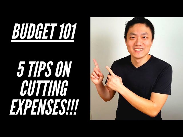 Budget 101 part 2 - 5 areas where you can cut expenses.