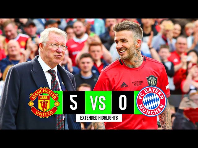 Manchester United legends vs Bayern Munich legends | 5-0 | Extended Highlights & Goals