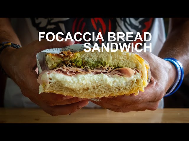 Easy Focaccia Bread Sandwich