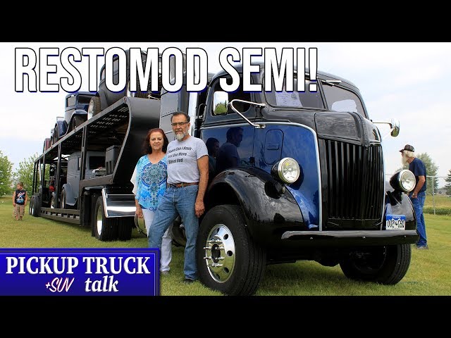 1947 Ford COE Semi With Classic Car Trailer - Interview with Owners