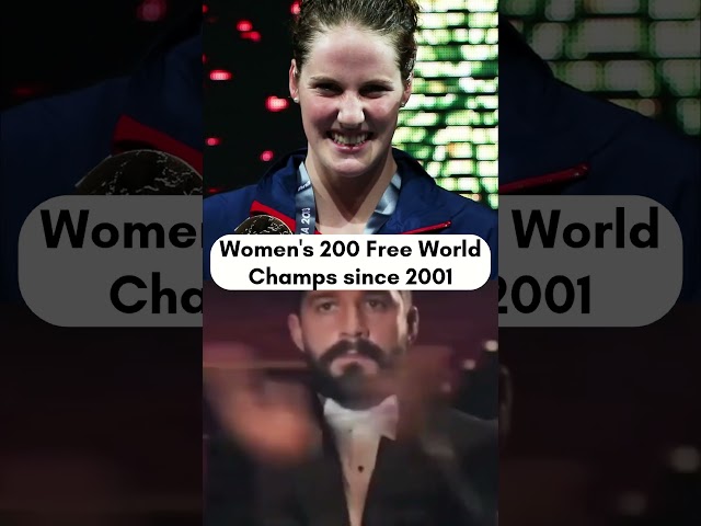 Every Women's 200m Freestyle World Champion since 2001 | #sports #swimming #aquadoha2024