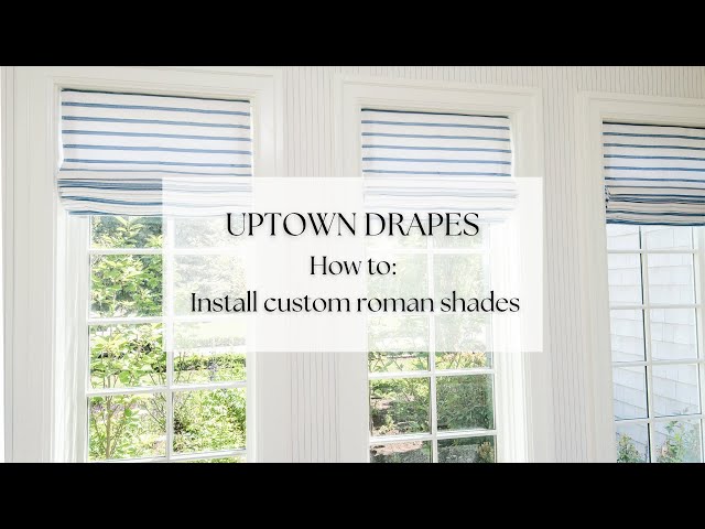 How to Install a Roman Shade