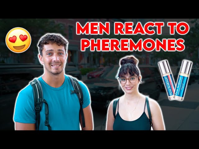 MEN REACT TO VIRAL TIKTOK PHEREMONE PERFUMES 😍 Pure Instinct Original vs. Crave (GIVEAWAY)