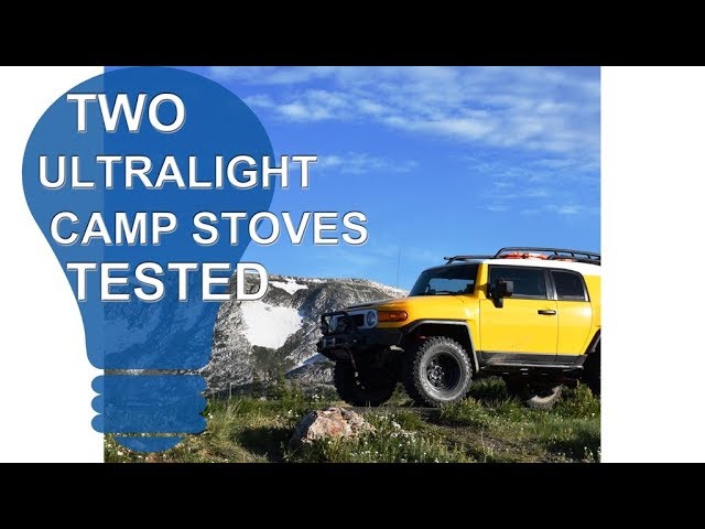 Lightweight Backpacking Stove Test