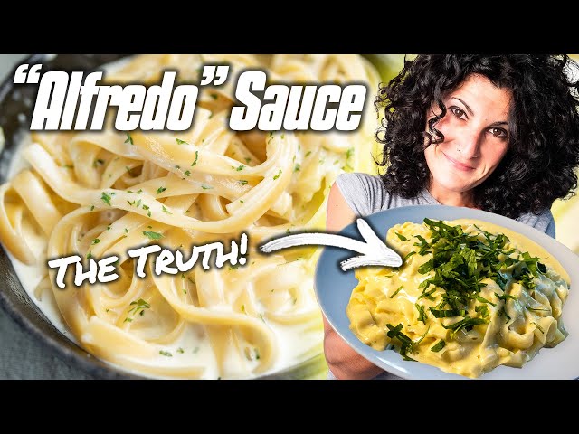 The Truth About "Alfredo" Sauce | The Real FETTUCCINI ALFREDO Recipe