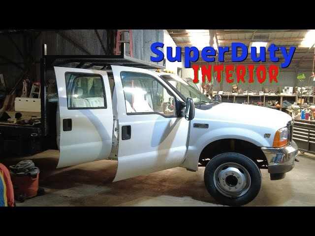 The F-550 SuperDuty Gets the Interior Fixed Up
