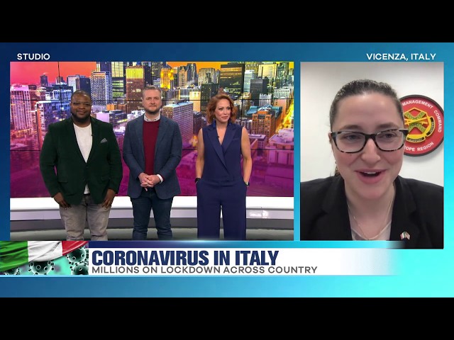 Talking about life in Italy at the beginning of coronavirus