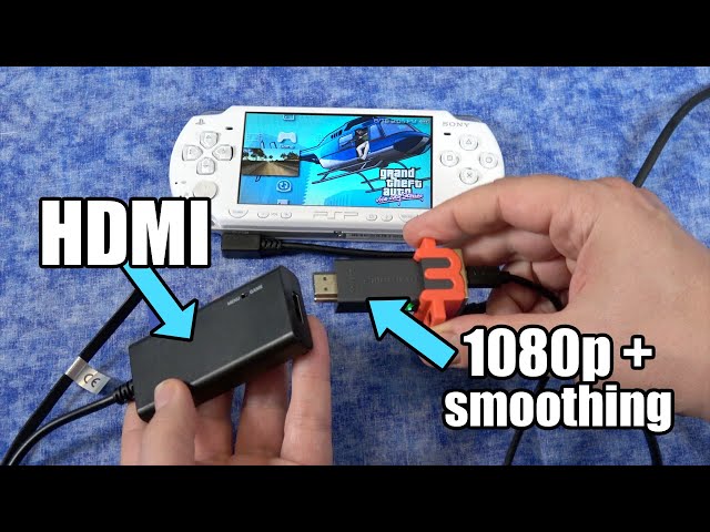 Sony PSP w/HDMI + Upscaling & anti-aliasing to HDTV