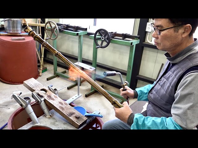 Amazing Sounding Long Bamboo Flute Making Process