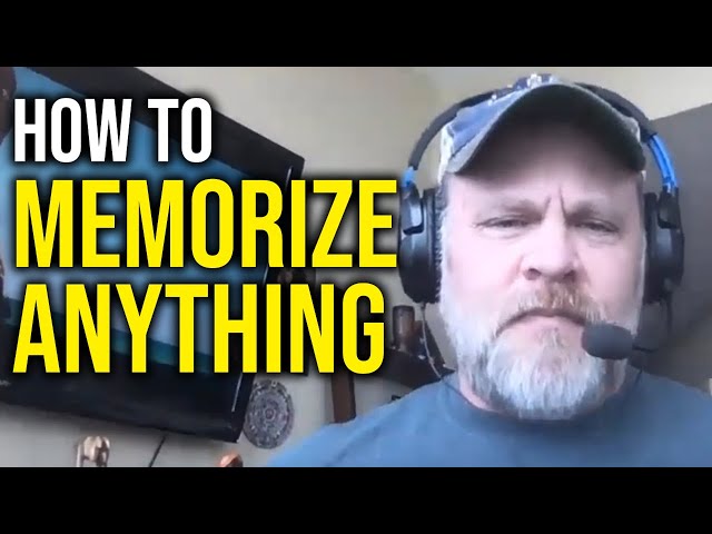 How to memorize anything