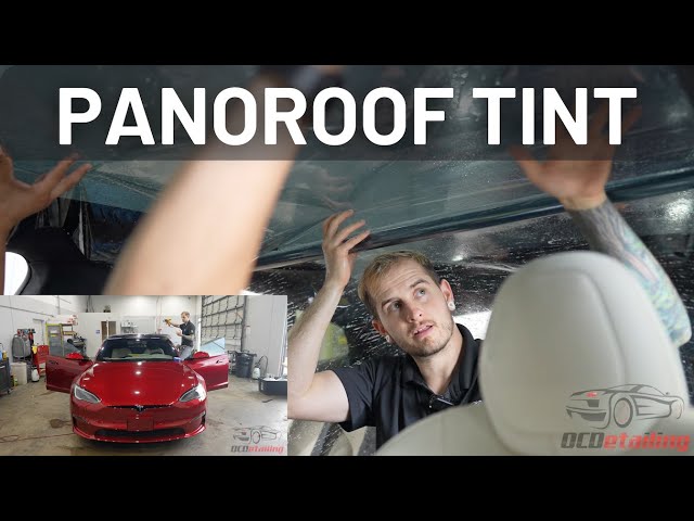 Panoramic Roof Tint - Tesla Model S Plaid - 3M Crystalline