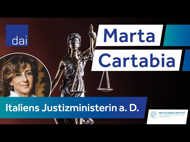 Marta Cartabia: Constitutional Courts and Democracy – Italy, Israel, Poland, and Hungary (20.06.23)