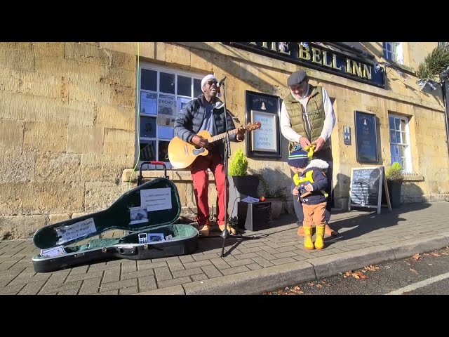 British Musician D'artagnan Performing new Christmas Song in Cotswolds