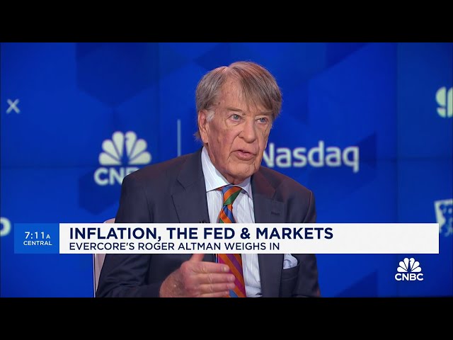 Evercore founder Roger Altman: This inflation was caused entirely by the pandemic