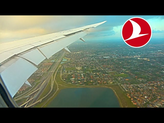 Turkish Airlines Boeing 787-9 - Early Morning Arrival @ Miami Int'l Airport