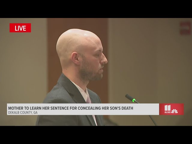 Attorneys for mother found guilty for concealing son's death speaks before her sentencing