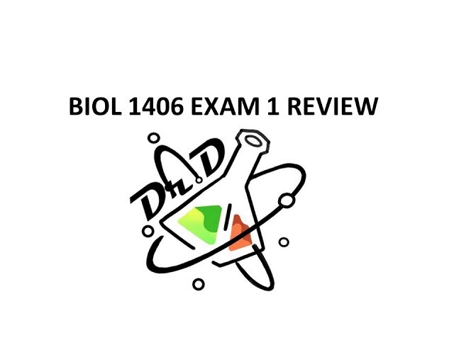 BIOL1406 Exam 1 review