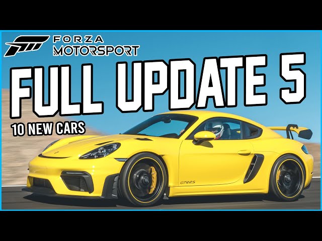 Forza Motorsport - UPDATE 5! - 10 New Cars, Nordschleife (German Automotive)