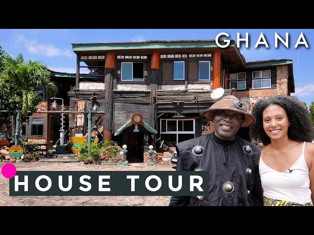 HOUSE MADE FROM RECYCLED MATERIAL IN GHANA | Ghanaian left pharmacy in USA for this | House & Hustle