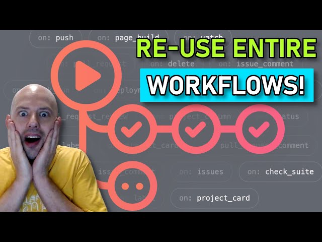 GitHub Actions Reusable Workflows FULL TUTORIAL with Examples: Templates on Steroids