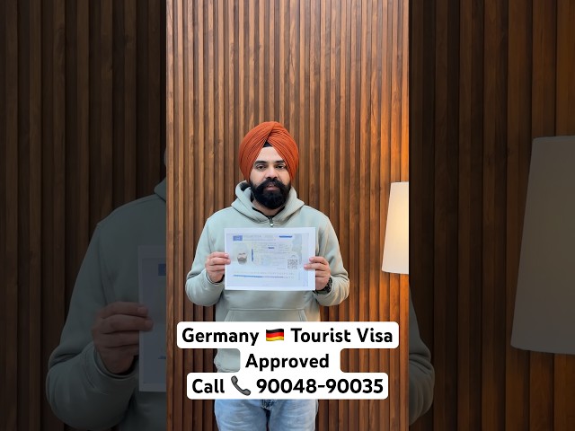 Germany 🇩🇪 Tourist Visa Approved || Schengen Visa Trend From India #touristvisa #schengenvisa