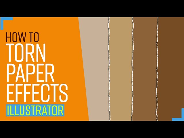 Torn paper effects in illustrator