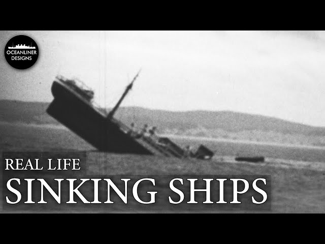 Amazing Sinking Ships Captured on Film
