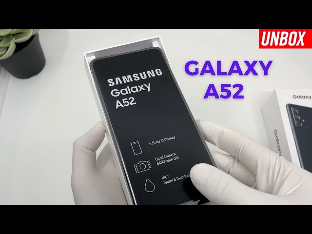 ASMR | Samsung Galaxy A52 4G Unboxing