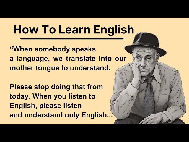 How To Learn English By English 5days English for Beginner