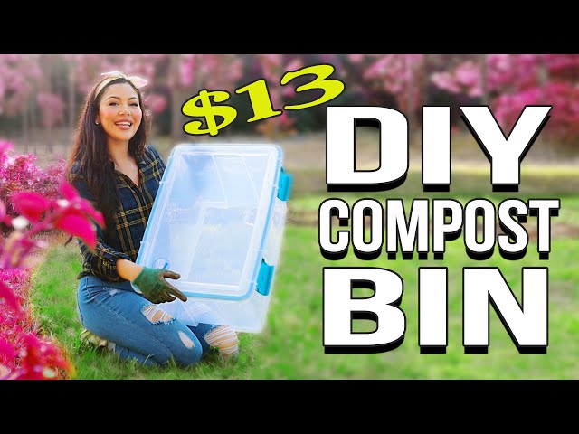 DIY Compost Bin for $13! Easy & Affordable - Gardening Tips