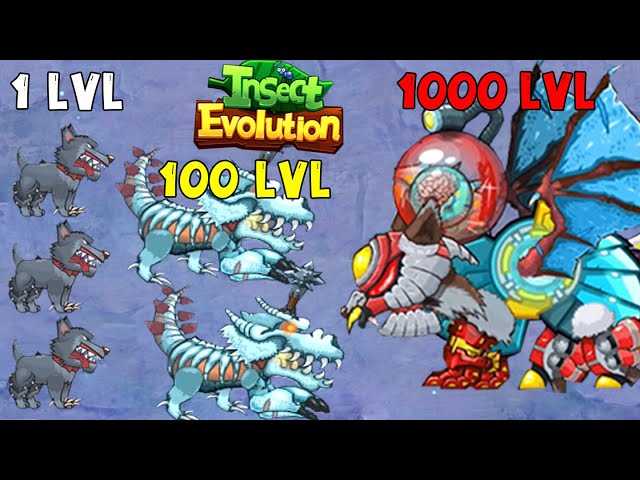 1 LVL vs 100 LVL vs 1000 LVL~ Insect Evolution Full Gameplay Android & IOS  ( Part 8 Machinery )