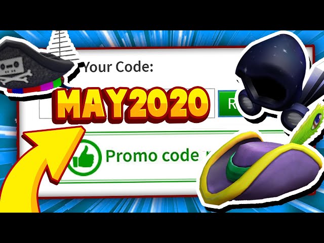 *MAY* ALL ROBLOX PROMO CODES ON ROBLOX 2020! May New Roblox Promo Codes (NOT EXPIRED)