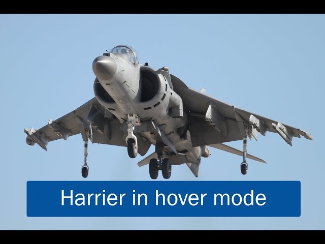 Harrier (Jump Jet) in hover mode