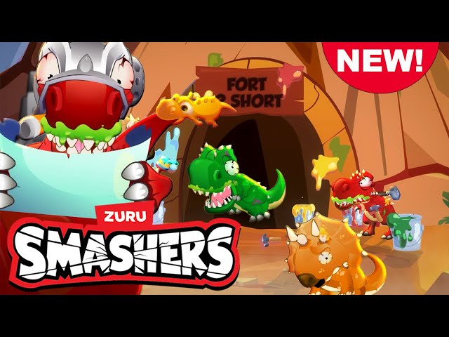 Build Your Own Fort | Dino SMASHERS | dinosaurs for kids | NEW Cartoon 💥 dinosaur eggs 🦖🥚