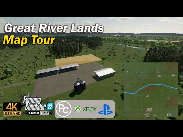 Great River Lands | Map Tour | Farming SImulator 22